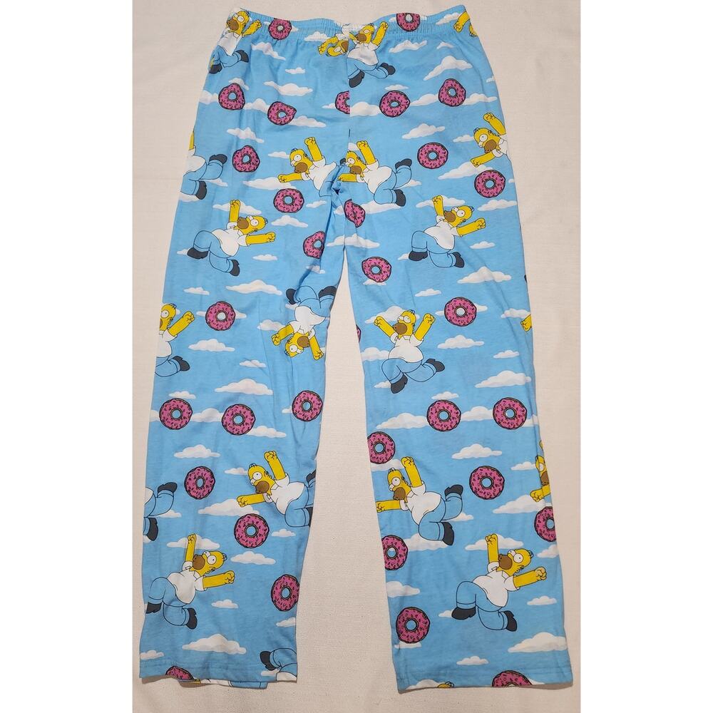 Homer Simpsons and donut pajama pants men's XXL 46'' length - Picture 3 of 6